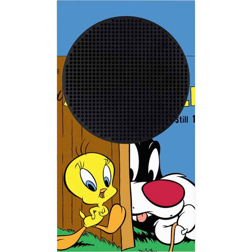 Looney Tunes Tweety Bird Sylvester Ten Cents Xbox Series S Console Skin